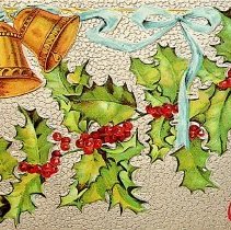 1909 Christmas card to Cecelia Brown & Bessie Brown