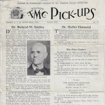 1932 article about Dr. Roland M. Smiley