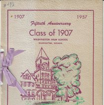Program for the 50 year reunion of WHS class of 1907