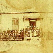 Students and teachers at a school (ca. 1890-1900)