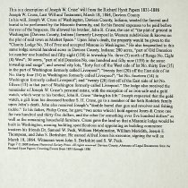 1998 report about Masonic Temple in Washington & 2019 email about headstones