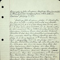 Biography of John S. Hastings (1898-1977)