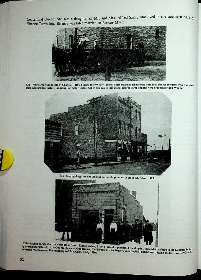 "History of Elnora, Indiana 18851985" Owen R. Rader Daviess County