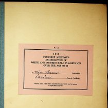 1955 list of adult males in Van Buren Township