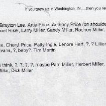 List of persons at Stafford family reunion