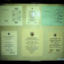Presidential invitations and programs received by Jay Myers (1965-1969)