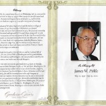 Obituary & funeral annoucement for James W. Pirkle (1935-2020)