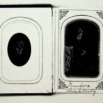 Sarah Cosby & a man (ca. 1880-1900)