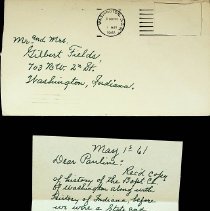 1961 letter from Arthur H. Greenwood to Pauline L. Fields
