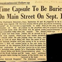 1966 Sesquicentennial documents, articles and certificates