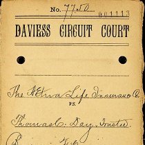 Aetna Life Insurance Co. v. Thomas C. Day 1892 lawsuit