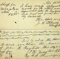 Alexander Rayhill v. Etta B. McCord, et. al. 1892 lawsuit