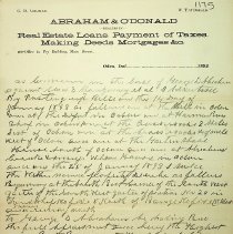 George D. Abraham v. Cora H. Montgomery, et. al. 1893 lawsuit