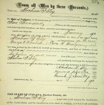 George D. Abraham v. Cora H. Montgomery, et. al. 1893 lawsuit