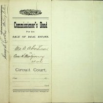 George D. Abraham v. Cora H. Montgomery, et. al. 1893 lawsuit