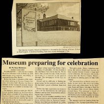 Article about the 25th anniversary of the Daviess County Museum (ca. 1992)