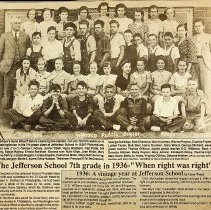 7th grade class at Jefferson School (1936)
