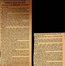 "Indians were the first teachers in Daviess County" by Rex Myers