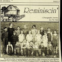 Hermine Killion's 1929 class at the Cornettsville School