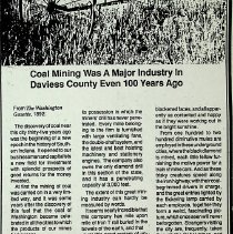 1990 "The Historical Perspective" column about coal mining