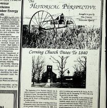 1990 "The Historical Perspective" column about St. Patrick Catholic Church