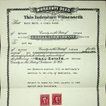 Deeds transferring Lot 19 in Mattingly's Addition in Washington (1942-1967)