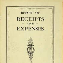 1925 "Report Of Receipts and Expenses" for St. Simon Catholic Church