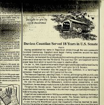 1995 "The Historical Perspective" column about Homer Capehart, Part 3