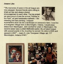 Joeann S. Like of the Daviess County Art League