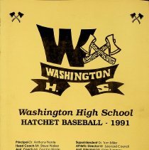 "Washington High School Hatchet Baseball - 1991"
