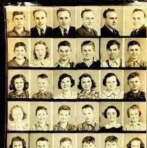 Clifford Bingham and his students at Lett School (ca. 1938)
