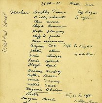 Dorothy Gines' students at West End School in Washington (1930-1931)