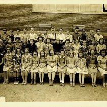 Lena Dunn's students at West End School in Washington (ca. 1940-1941)
