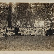 Arthur/Steen family reunion at East Union Church in Harrison Township