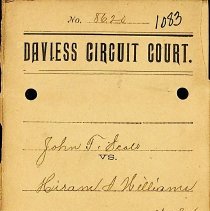 John Scott v. Hiram I. Williams, et. al. 1894 lawsuit
