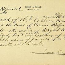 Carrie Kiefer, et. al. v. Hiram Hyatt, et. al. 1895 lawsuit