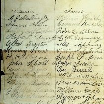 1884 petition to Washington City Council following smallpox epidemic