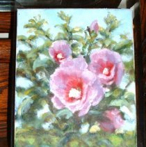 Rose Of Sharon On Canvas