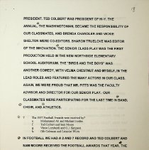 50 year reunion of Washington High School class of 1957