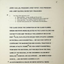 50 year reunion of Washington High School class of 1957