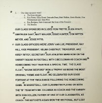 50 year reunion of Washington High School class of 1957