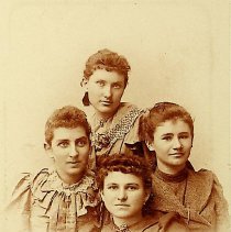 Dorothy (Davis) Ennis, Sarah Wiley & two other women (ca. 1890-1910)