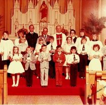 1977 first communion at St. Peter Catholic Church in Montgomery
