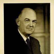 Autographed portrait photograph of  Judge John S. Hastings (ca. 1959)
