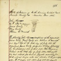 John Hyman v. James Cosby, et. al. 1885 lawsuit, Daviess Circuit Court