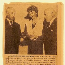 Article about Amelia Earhart in Roderick M. Wright's collection