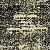 "Honor List of Dead and Missing" during Korean War