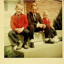 David, Mark, and John Himsel (ca. 1950-1960)
