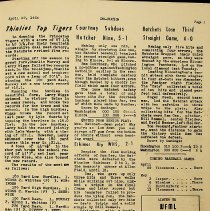 April 27, 1954 "Ink-Ovation" at Washington High School