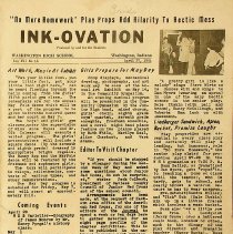 April 27, 1954 "Ink-Ovation" at Washington High School